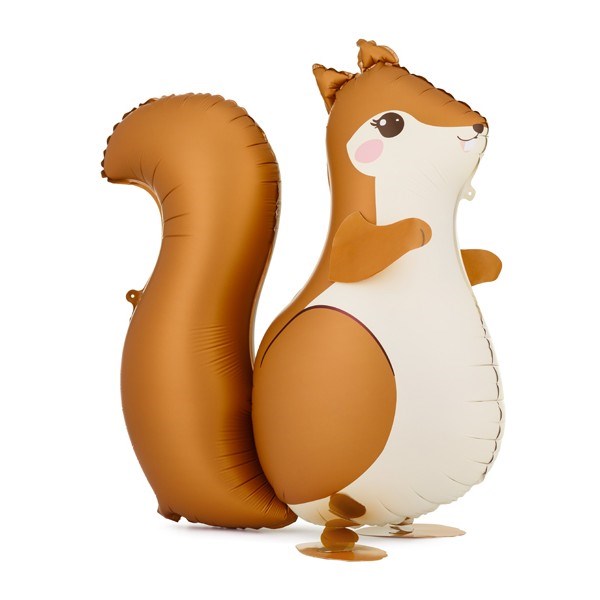 Squirrel Walking Foil Balloon