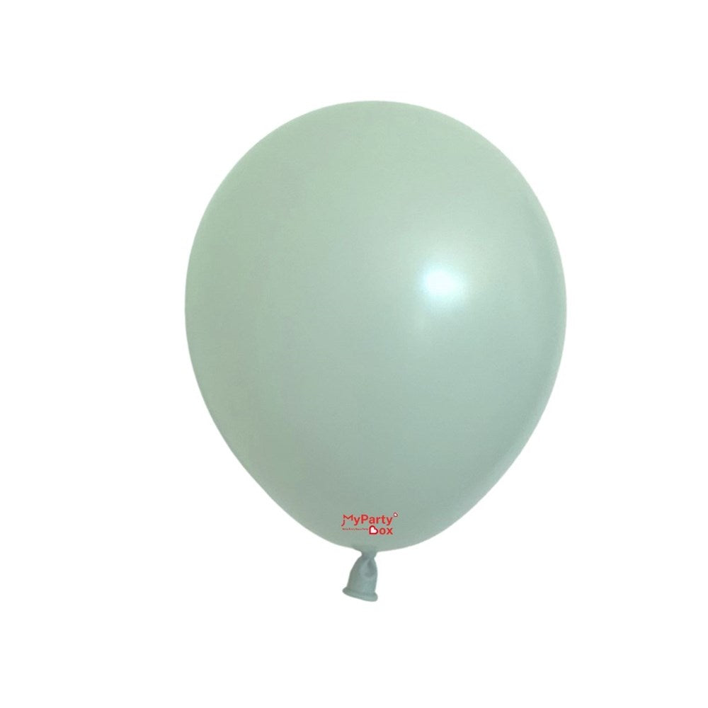 12" (30cm) Pastel Dusk Green Tea Regular Latex Balloon