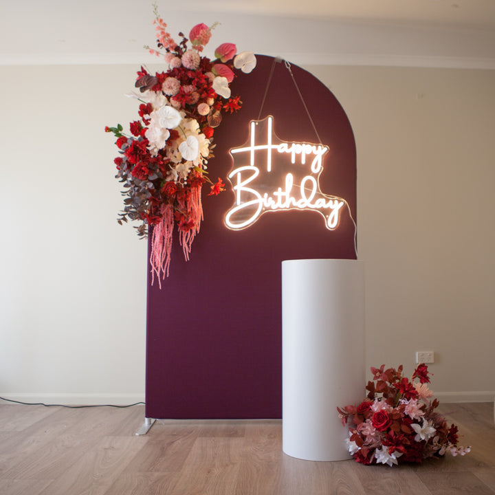 Red Floral Arrangement - Centerpiece