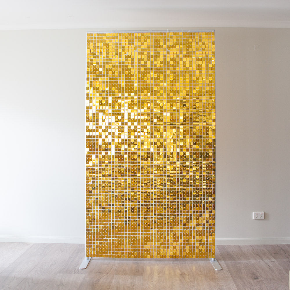 Mirror Gold Shimmer Wall - Medium