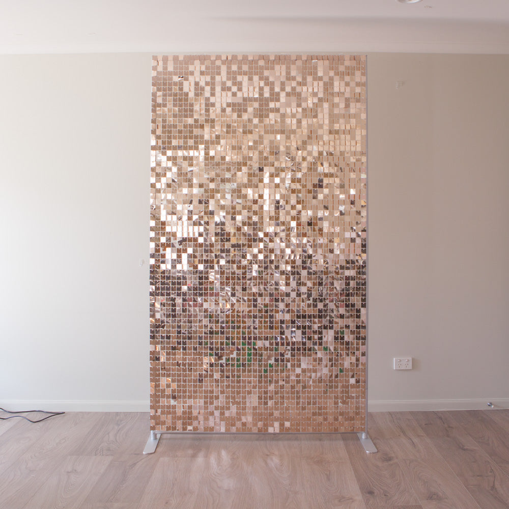 Mirror Champagne Shimmer Wall Backdrop l Party Backdrop l Auckland ...
