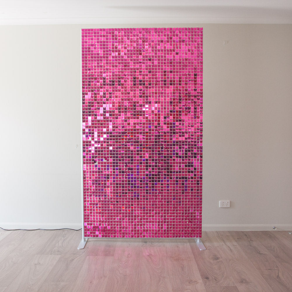 Fuchsia Shimmer Wall - Medium