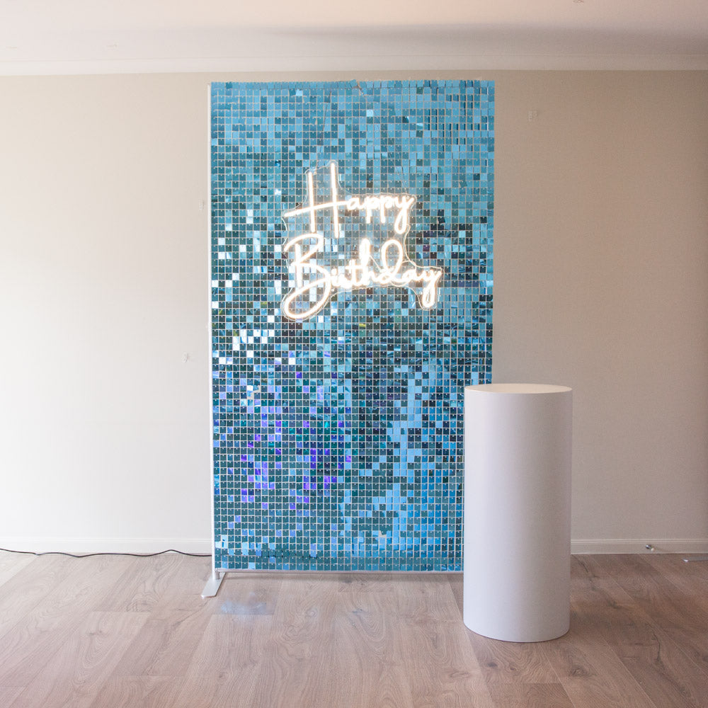 Shimmer Wall with Balloon Garland Bundle