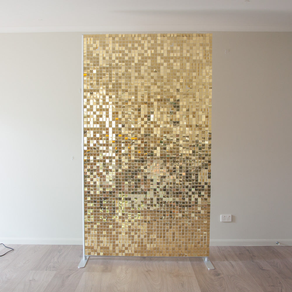 Light Gold Sequin Wall - Medium