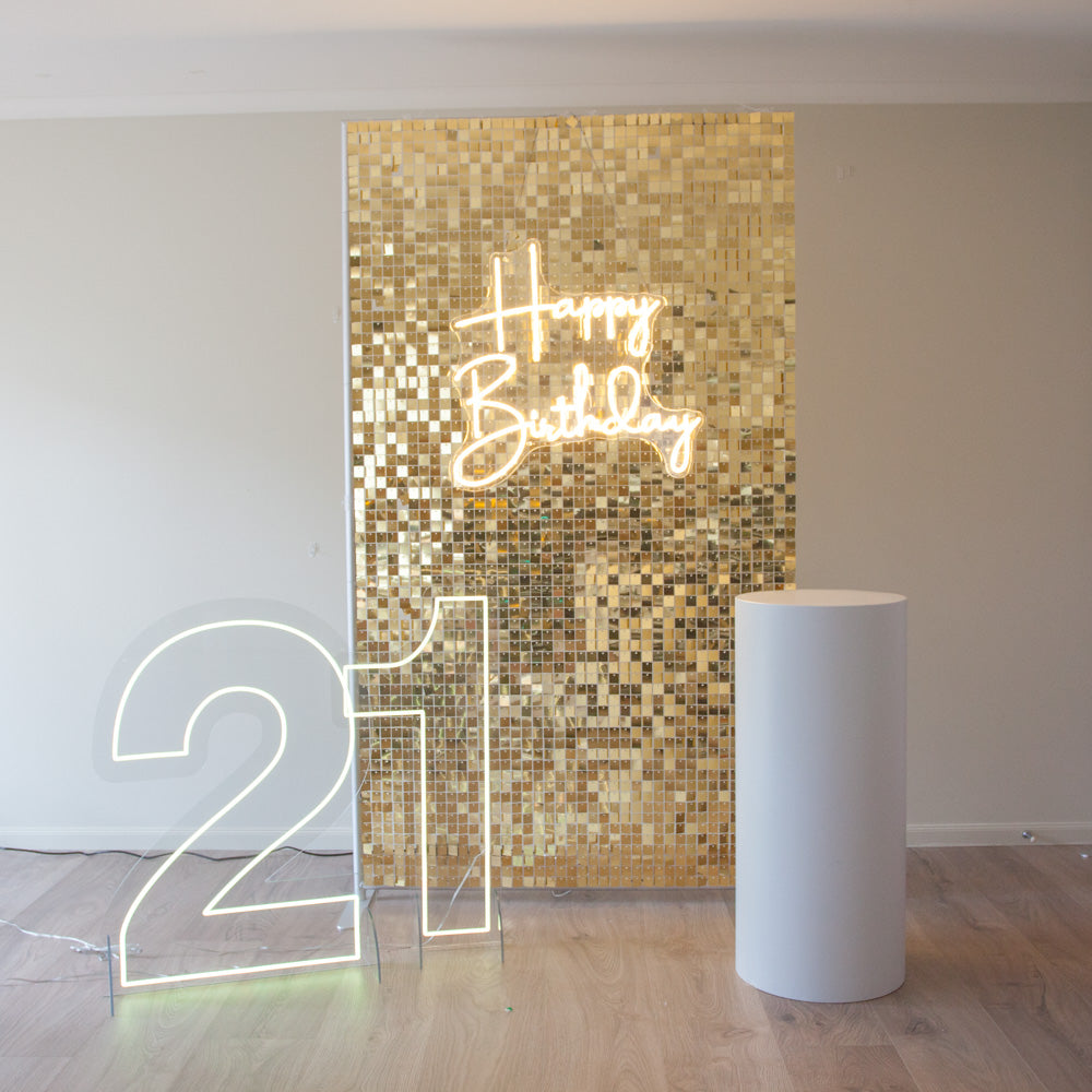 Light Gold Shimmer Wall Combo