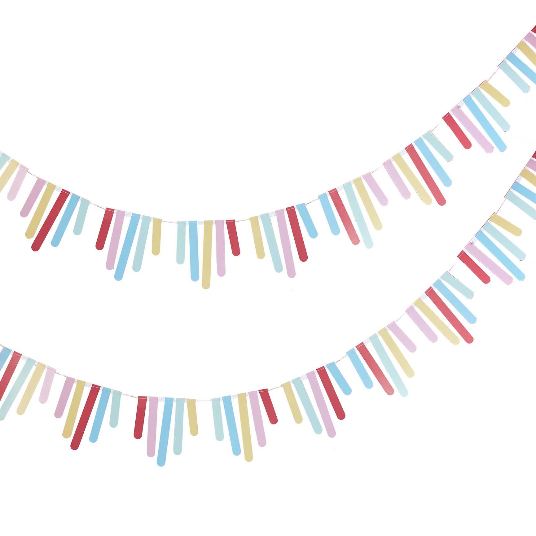 Rainbow Card Stick Bunting