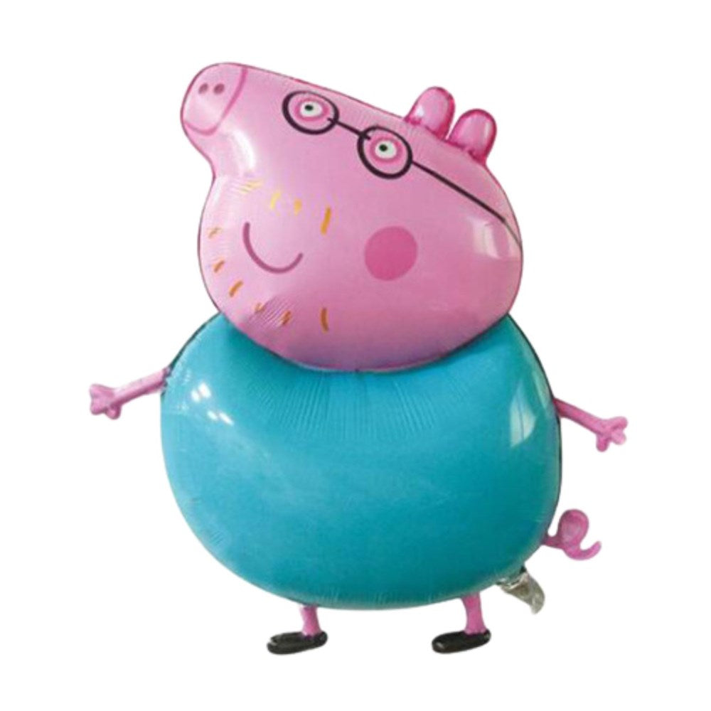 Peppa Pig - Daddy Pig Foil Shape Balloon ( Unpackaged)