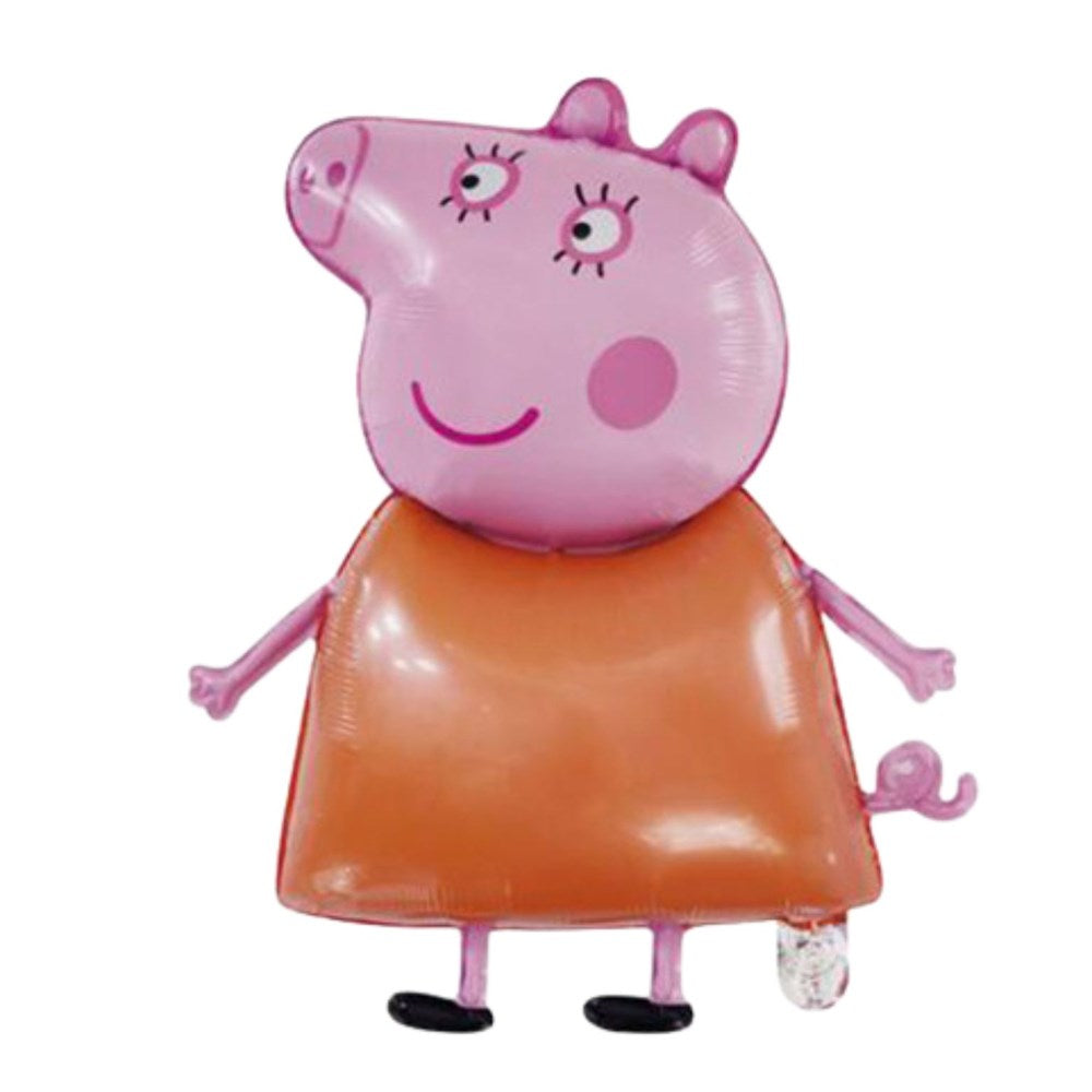 Peppa Pig - Mummy Pig Foil Shape Balloon ( Unpackaged)