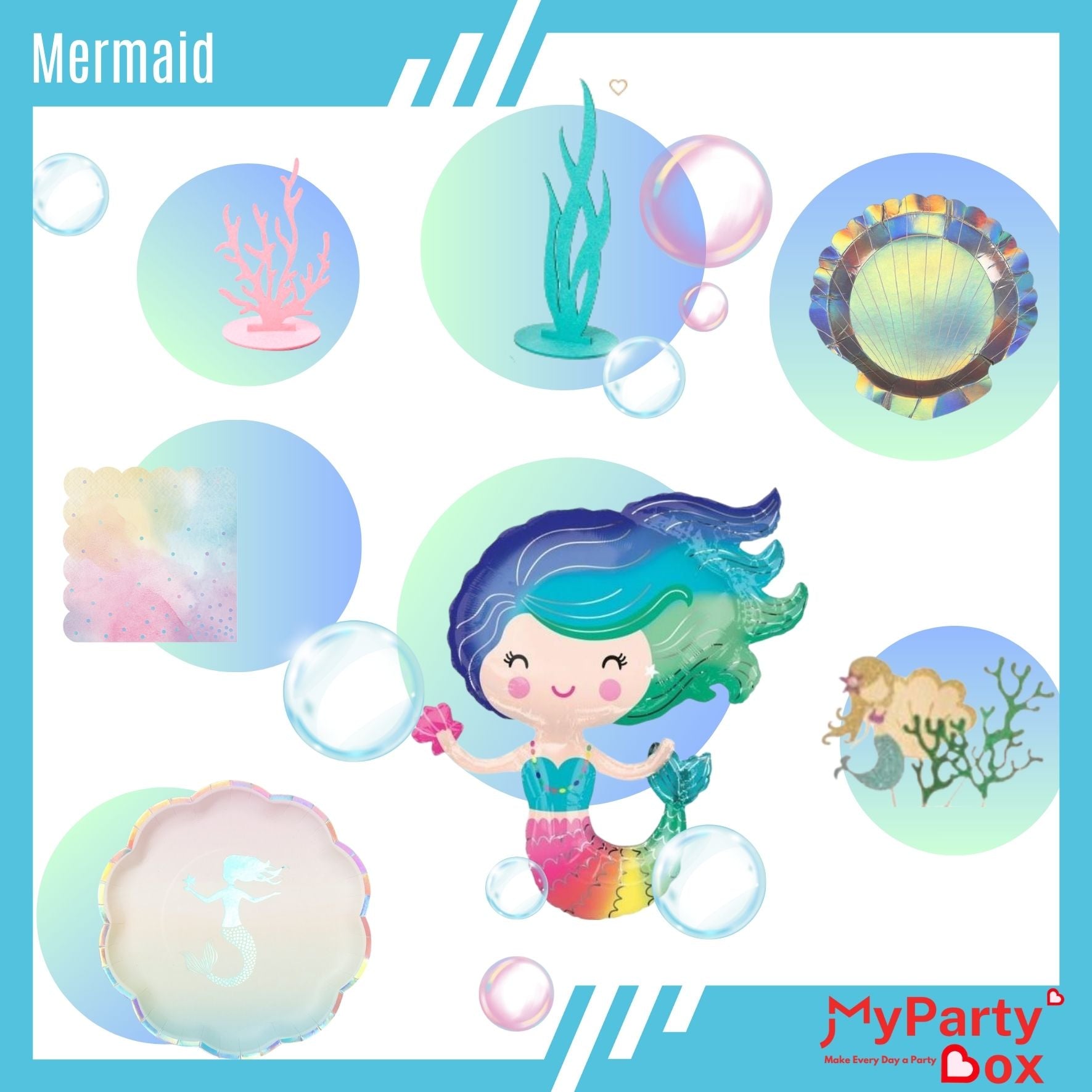 Mermaid Mini Party Box