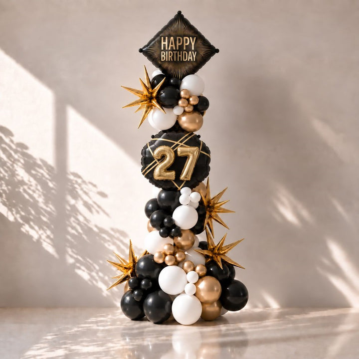 Ready to Use – Milestone Birthday Balloon Column