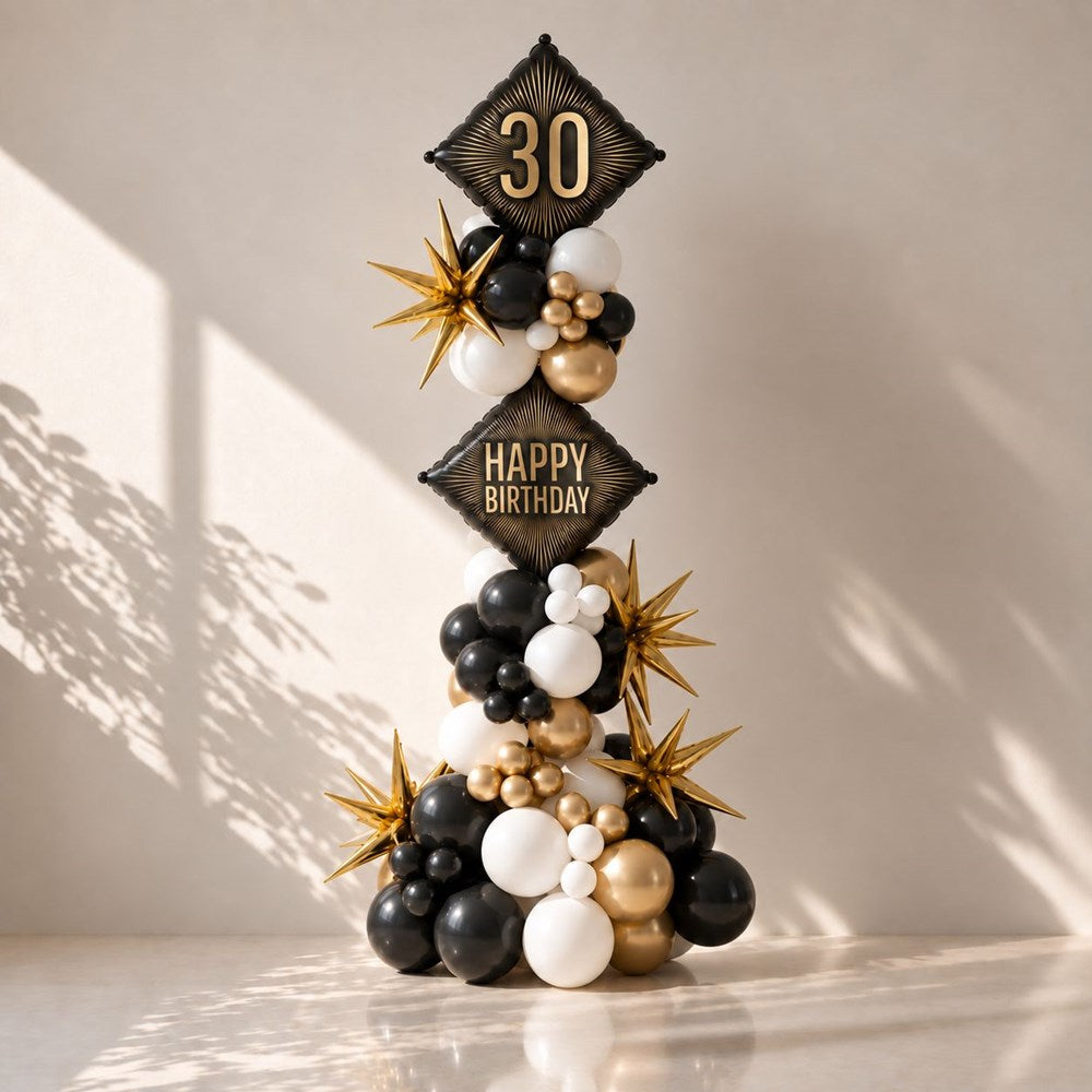 Ready to Use – Milestone Birthday Balloon Column