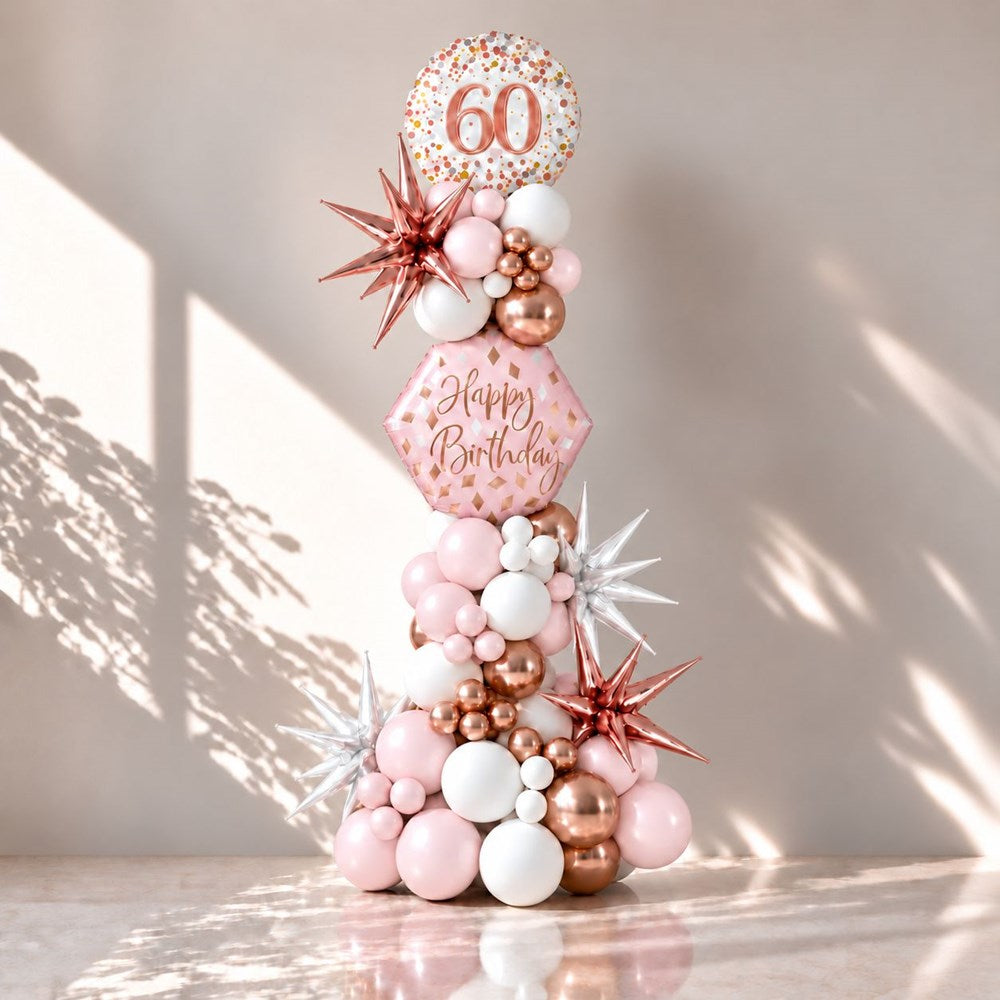 Ready to Use – Milestone Birthday Balloon Column