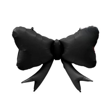 Black Bow Foil Shape Balloon