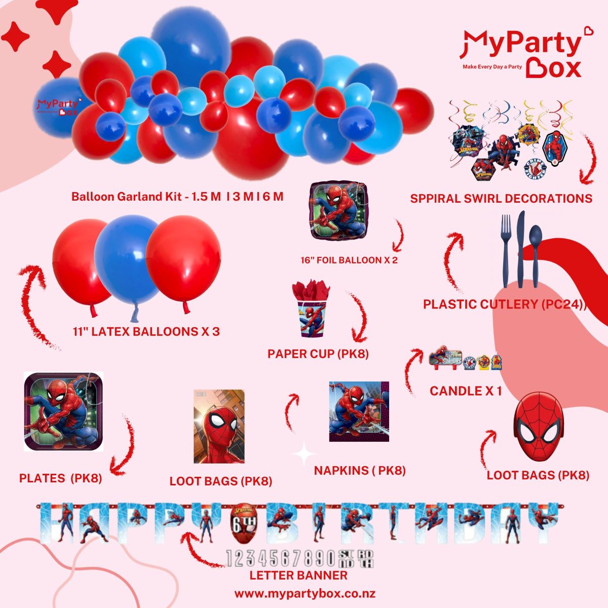 Spider-Man Party Box