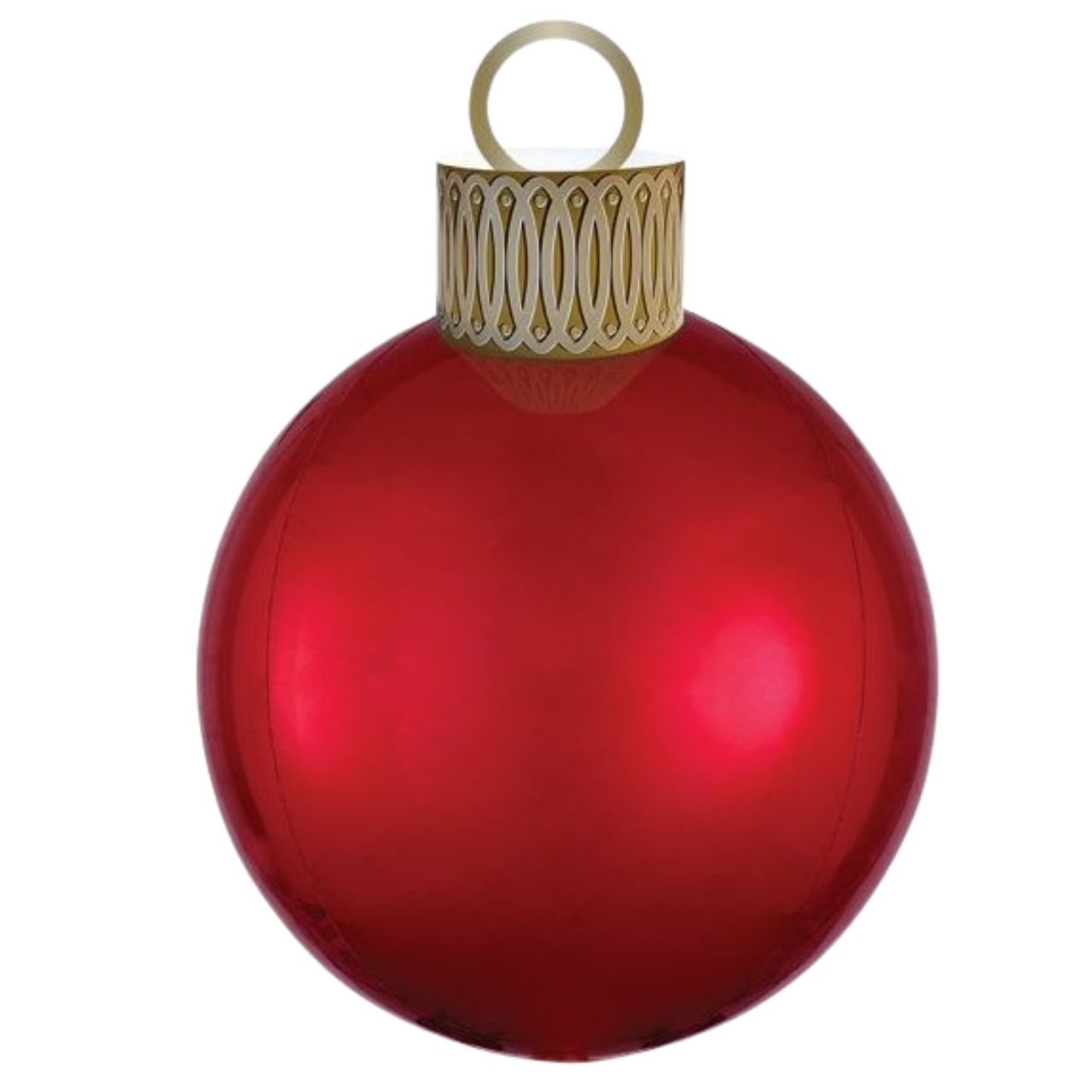 Red Christmas Ornament Foil Balloon