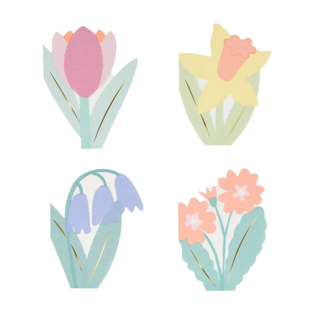 Spring Flower Napkins (PK16)
