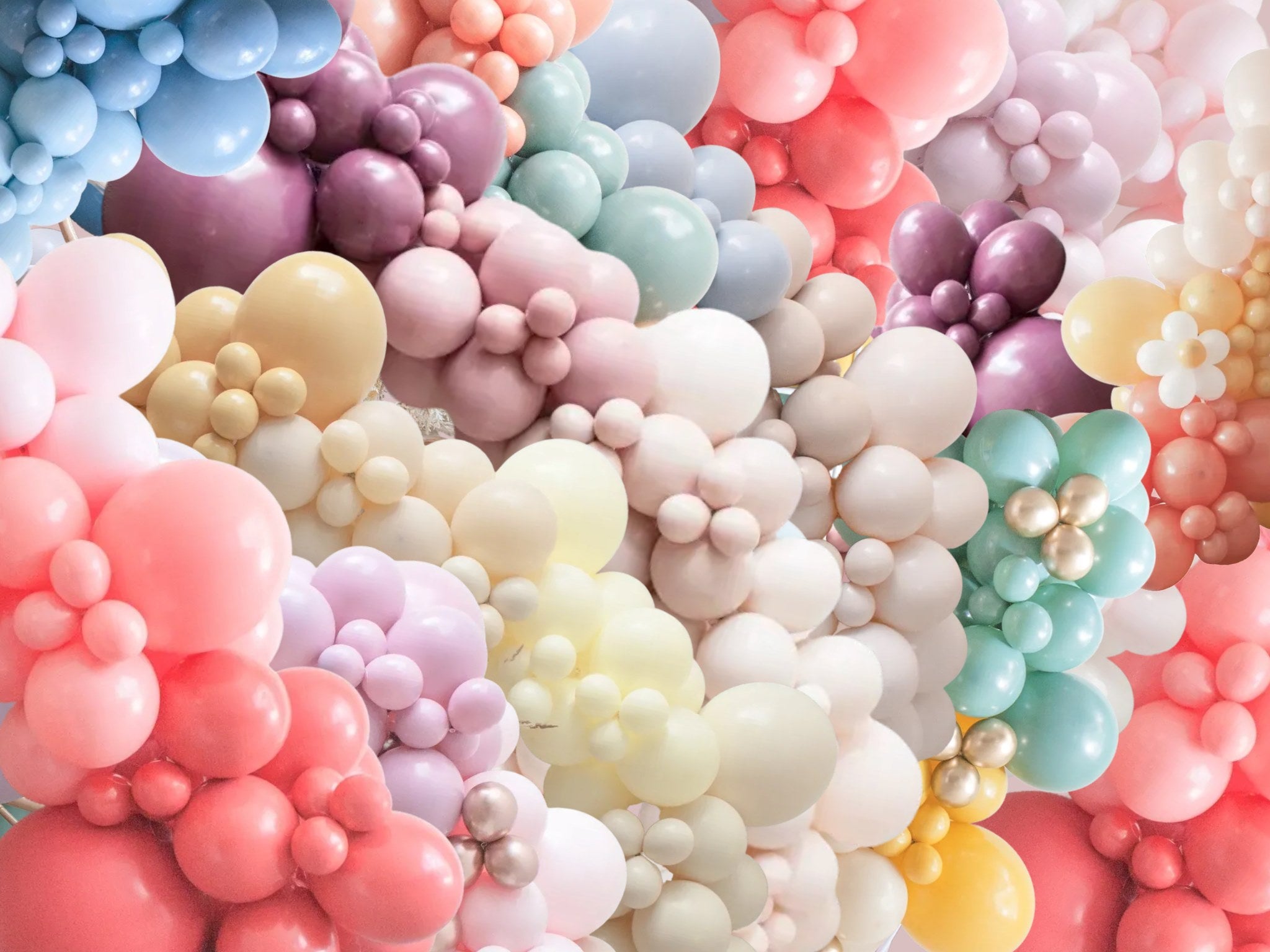 Different Color Balloon Garland
