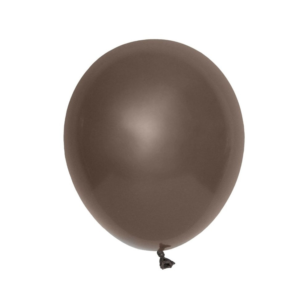 Brown balloon on a white background