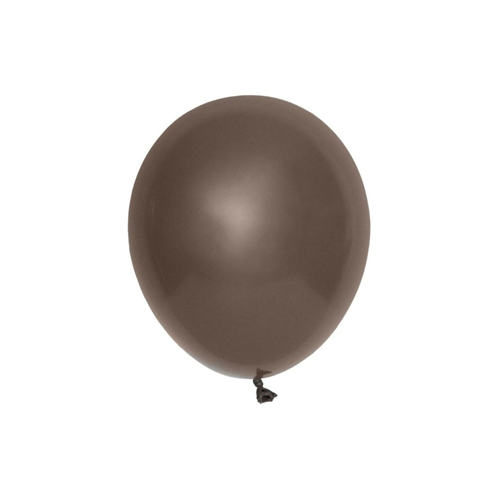 Brown balloon on a white background