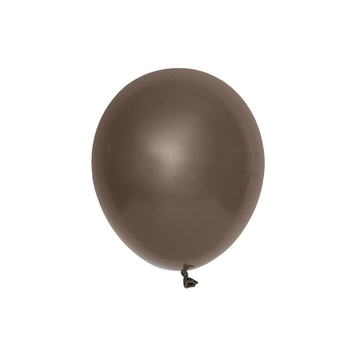 Brown balloon on a white background