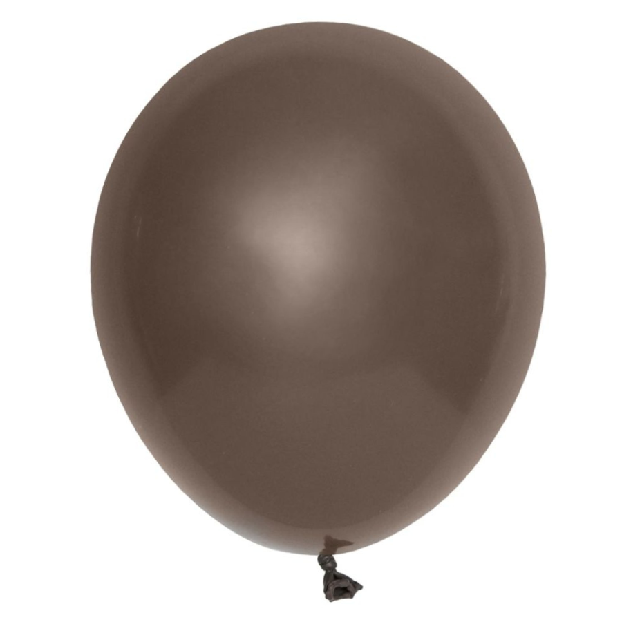 Brown balloon on a white background