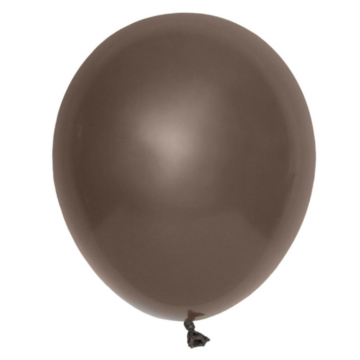 Brown balloon on a white background