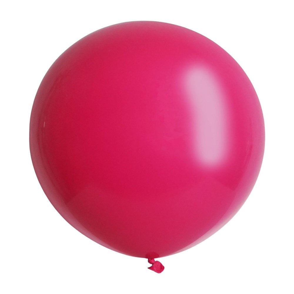 3ft (90cm)  Fashion Hot Pink Super Jumbo Latex Balloon