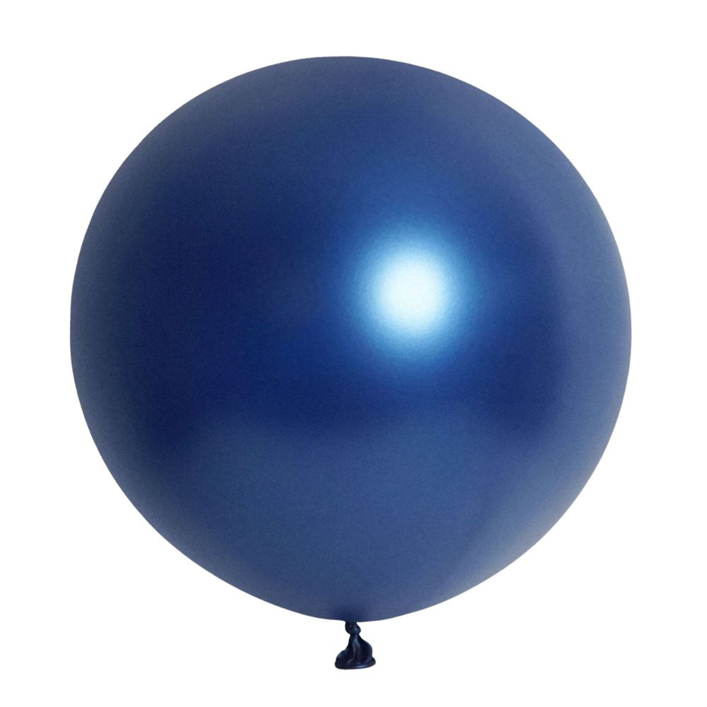 3ft (90cm)  Metallic Midnight Blue Super Jumbo Latex Balloon