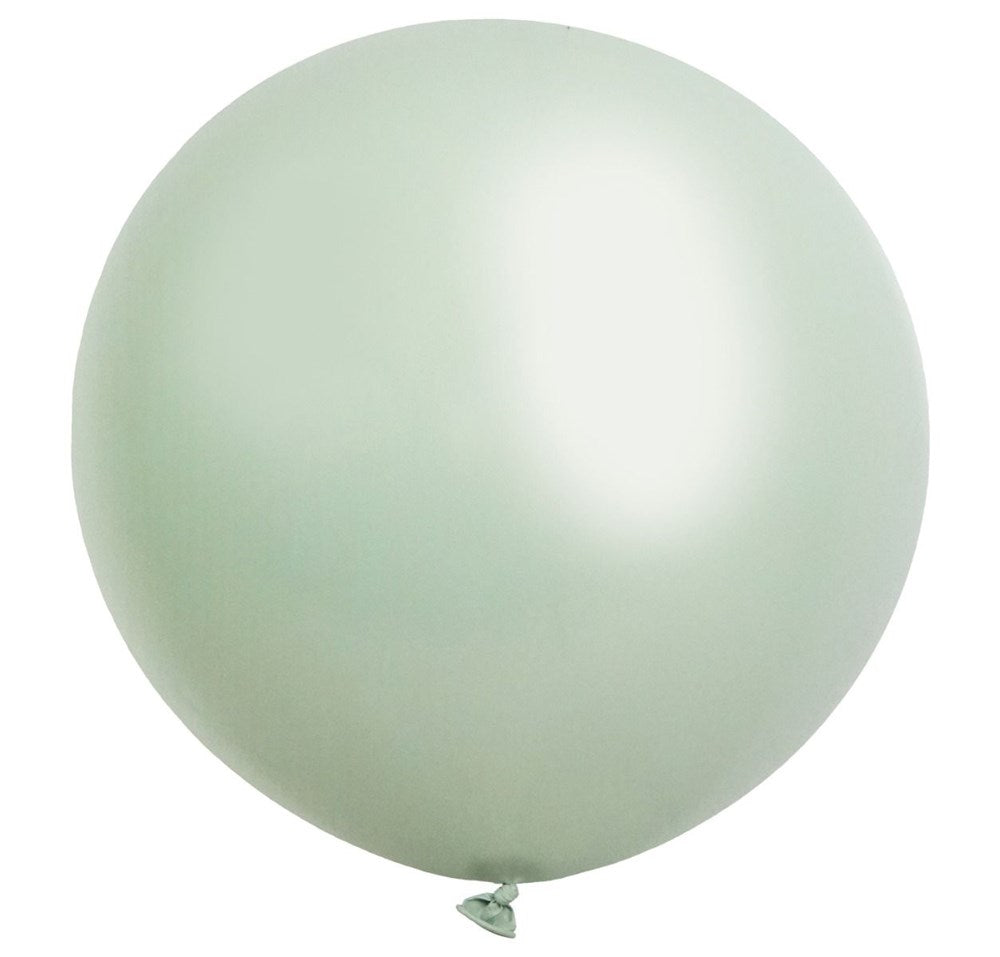 Large light meadow balloon on a white background