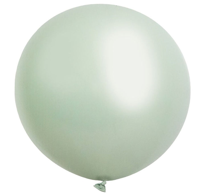 Large light meadow balloon on a white background