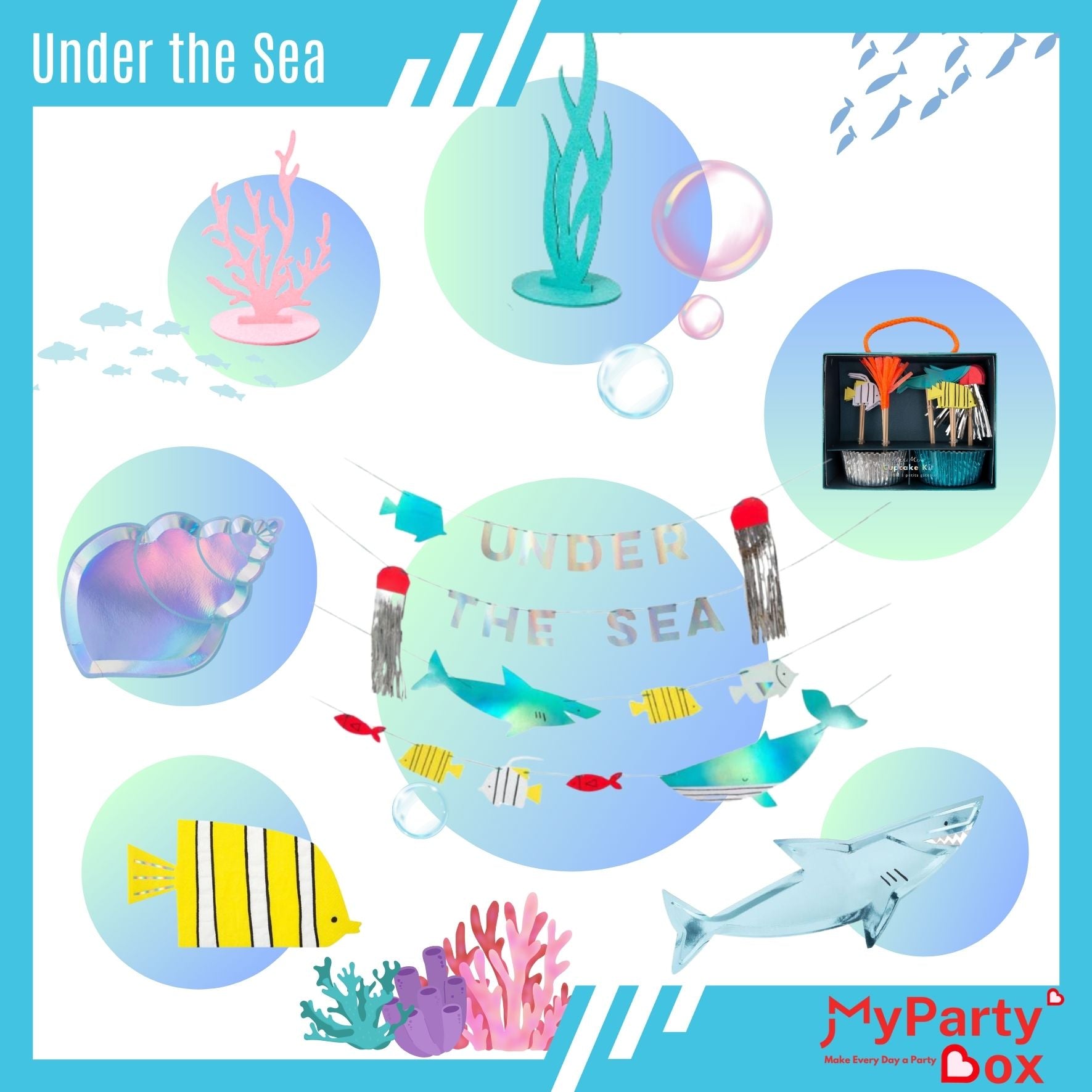 Under the sea mini party box