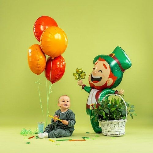 18"(45cm) Matte Red Foil Round Balloon