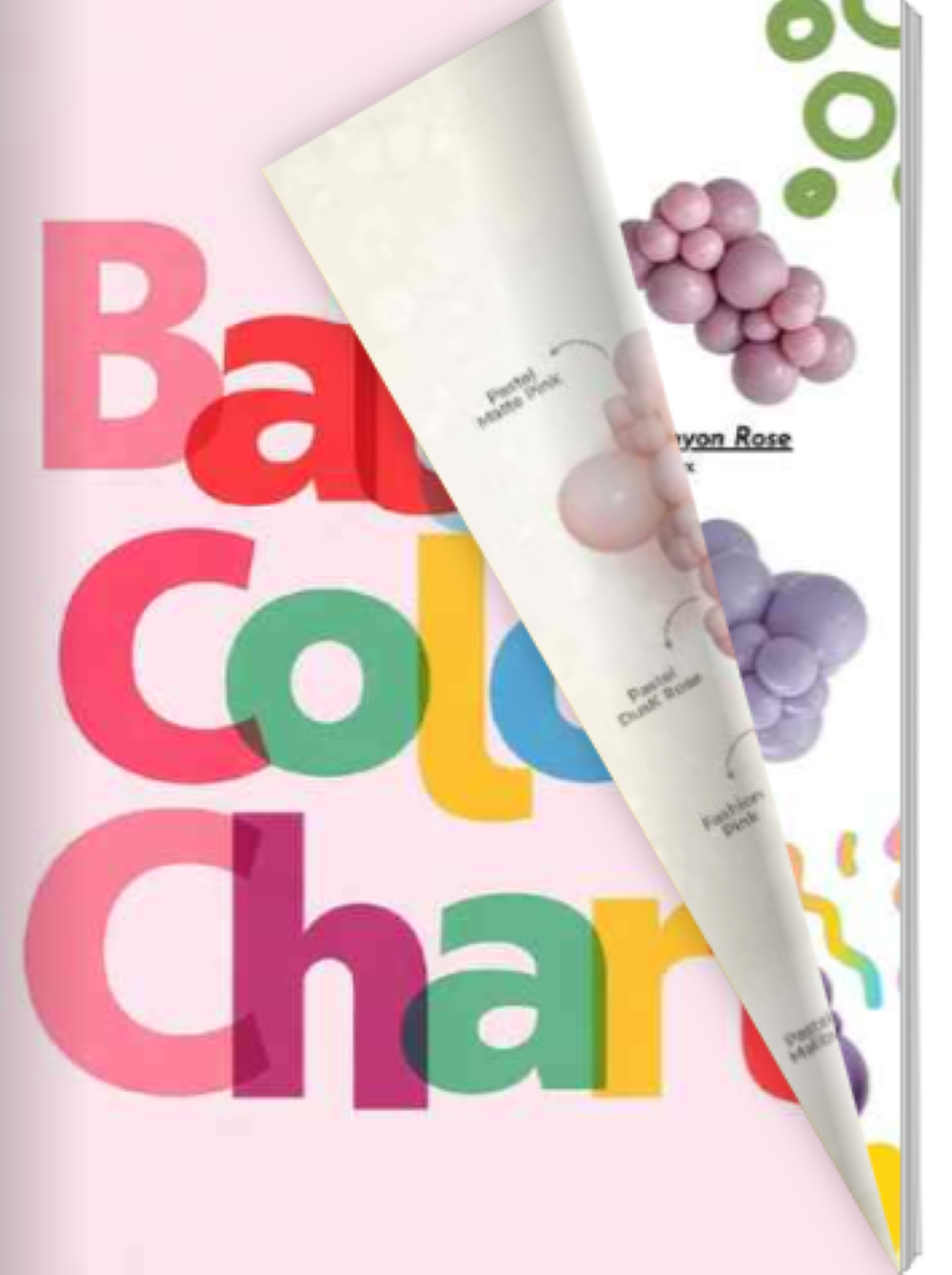 Balloon Cluster Color Chart Catalogue
