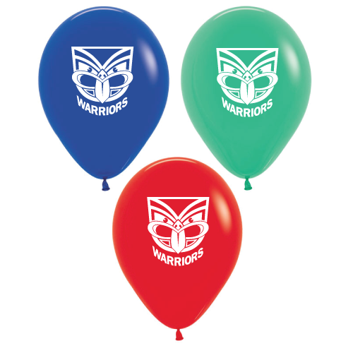 Warriors Print Latex Balloon 