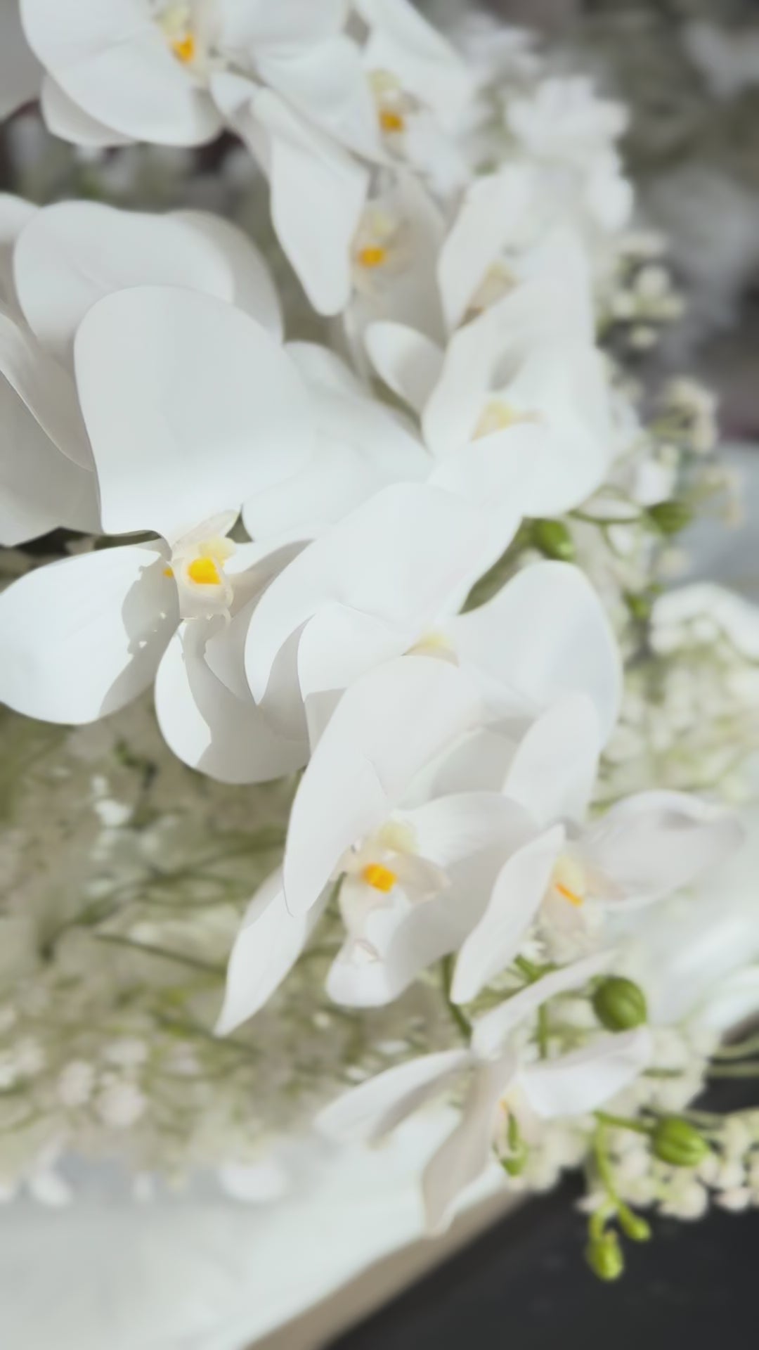 Pure Grace – Classic White Floral Arrangement Combo