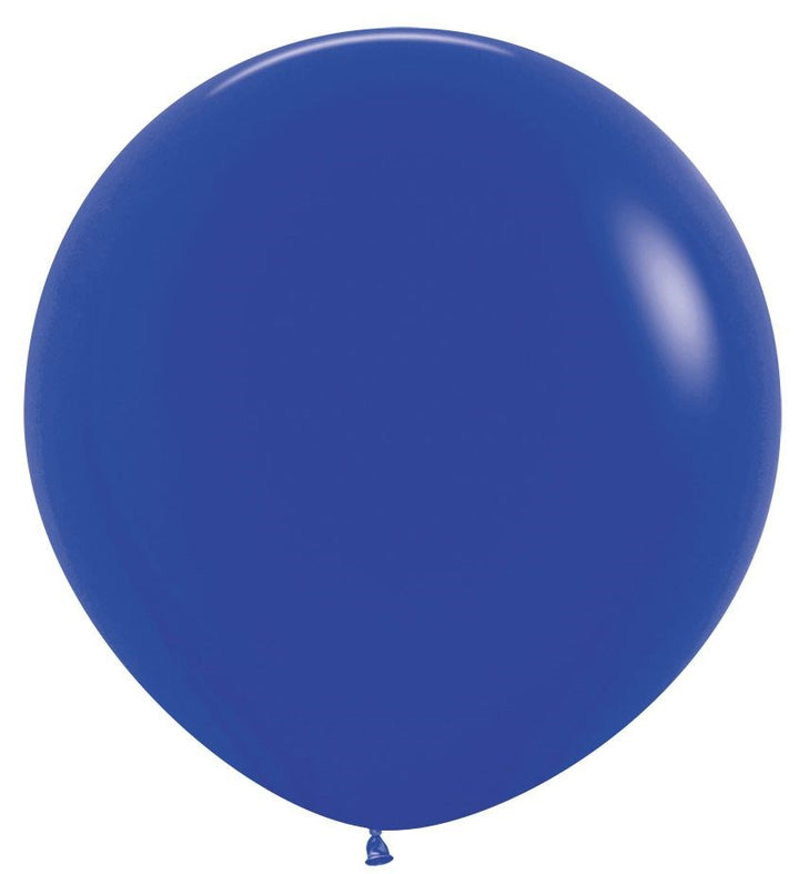 Blue balloon on a white background