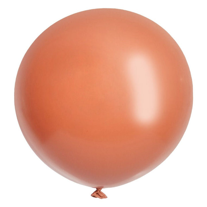 3ft (90cm) Fashion Burnt Orange Super Jumbo Latex Balloon