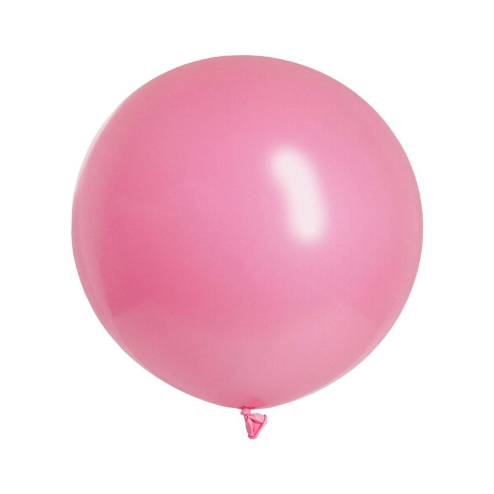 24"(60cm) Standard Pink Mini Latex Balloon
