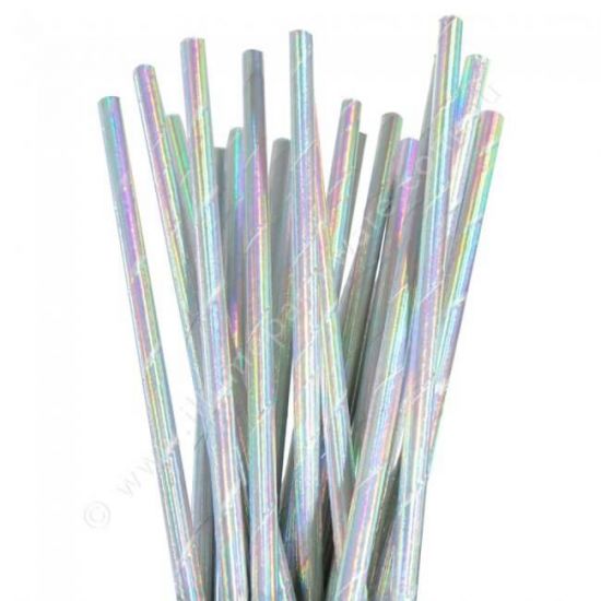 Illume Iridescent Paper Straws (PK25)