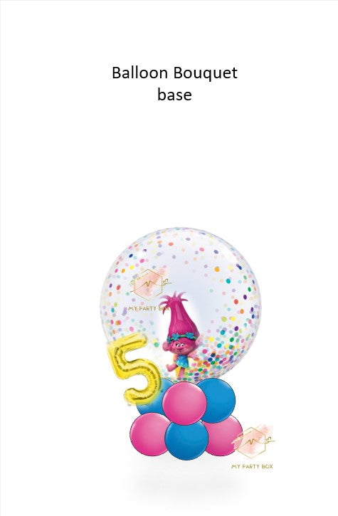 My Party Box Troll Balloon Bouquet