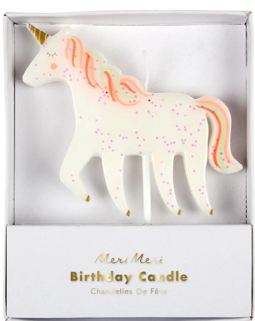 Meri Meri Unicorn Candle