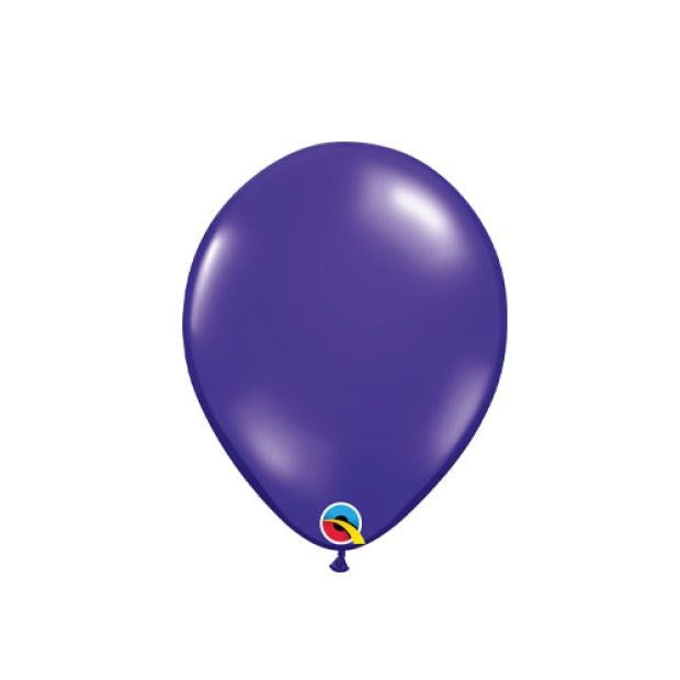Qualatex Jewel Quartz Purple  Mini Latex Balloon