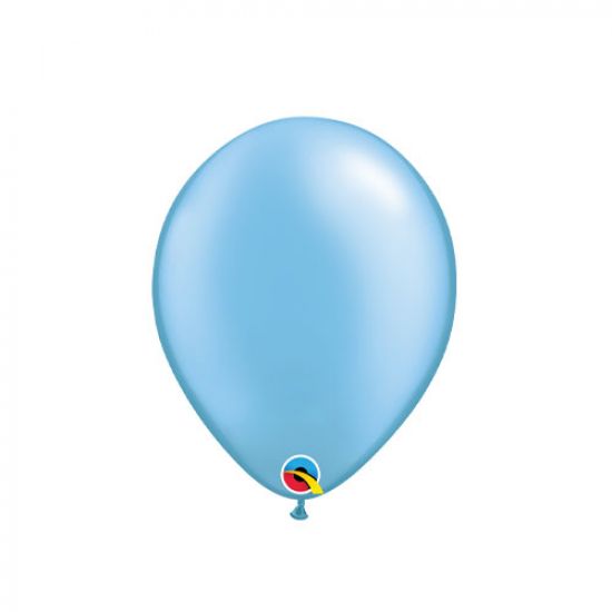 Sempertex 5" 12cm Pearl Azure Blue Mini Latex Balloon