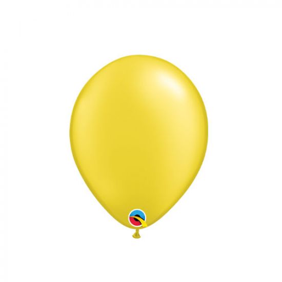 Sempertex 5" 12cm Pearl Citrine Yellow Mini Latex Balloon