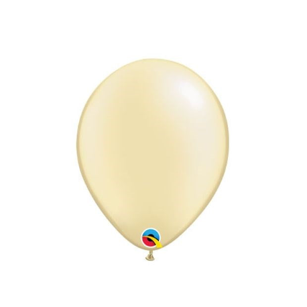 Qualatex 5" 12cm Pearl Ivory Mini Latex Balloon