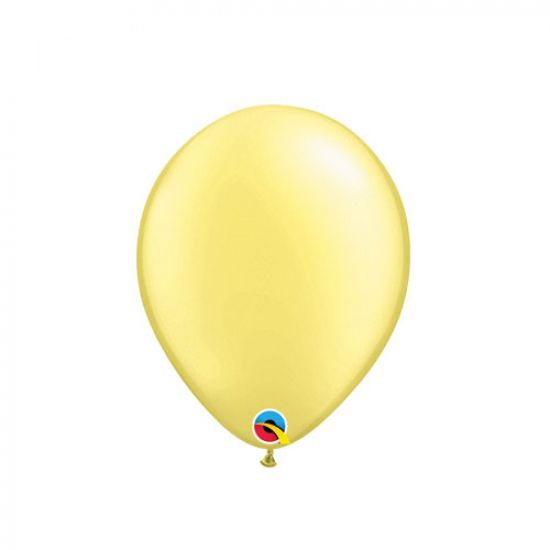 Sempertex 5" 12cm Pearl Lemon Chiffon Mini Latex Balloon