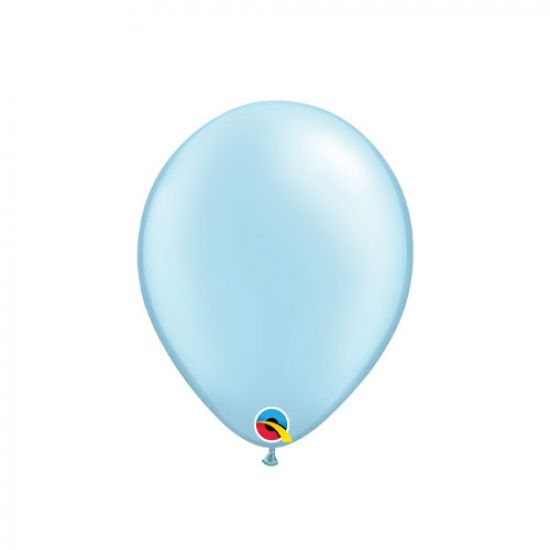 Sempertex 5" 12cm Pearl Light Blue Mini Latex Balloon
