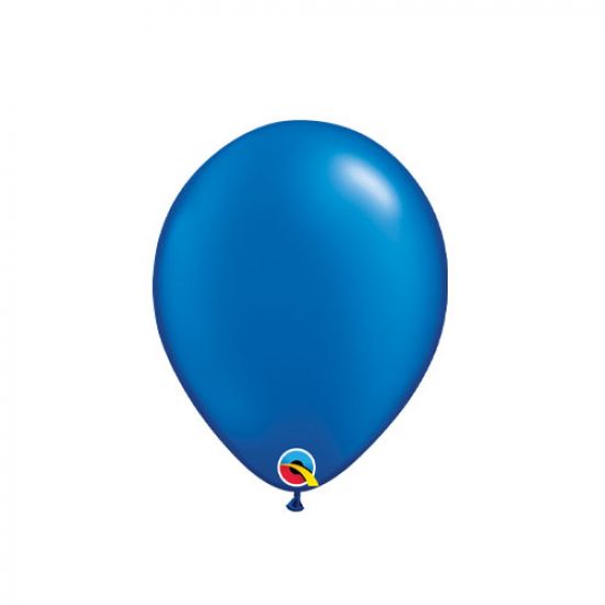 Qualatex 5" 12cm Pearl Sapphire Blue Mini Latex Balloon