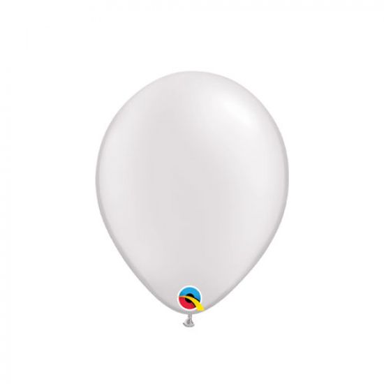 Qualatex 5" 12cm  Pearl White Mini Latex Balloon