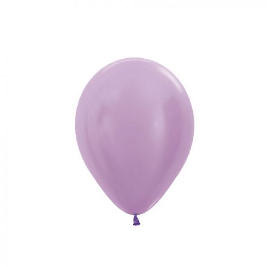 Sempertex 5" 12cm Satin Lilac Mini Latex Balloon